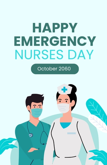 Free Emergency Nursing Poster Template to Edit Online