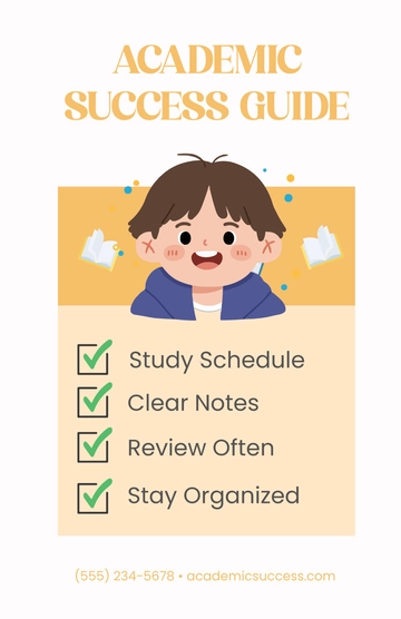 Free Modern Academic Informational Poster Template to Edit Online