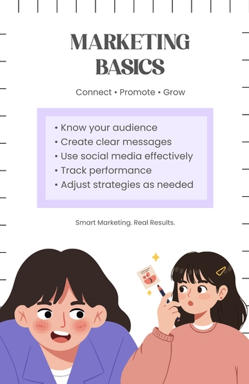 Free Marketing Informational Poster Template to Edit Online