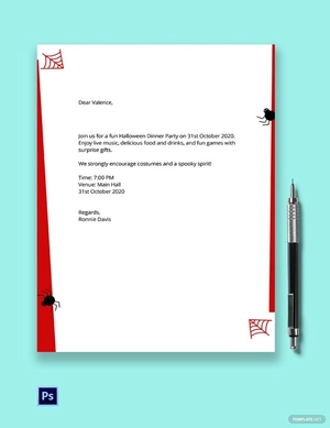 Halloween Email Template