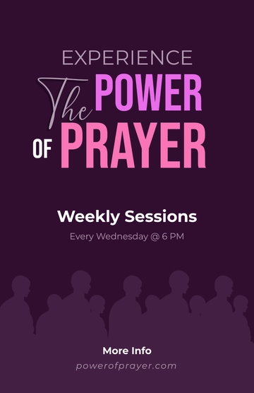 Free Power of Prayer Poster Template to Edit Online Free Power of Prayer Poster Template to Edit Online