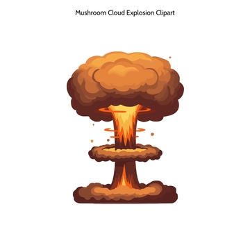 Free Mushroom Cloud Explosion Clipart to Edit Online