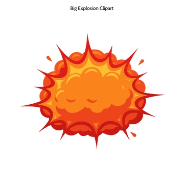 Free Big Explosion Clipart to Edit Online