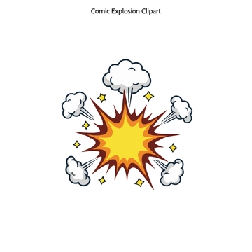 Free Comic Explosion Clipart to Edit Online