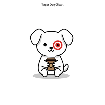 Free Target Dog Clipart to Edit Online