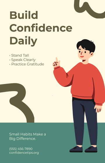 Free Informational Inspiration Poster Template to Edit Online