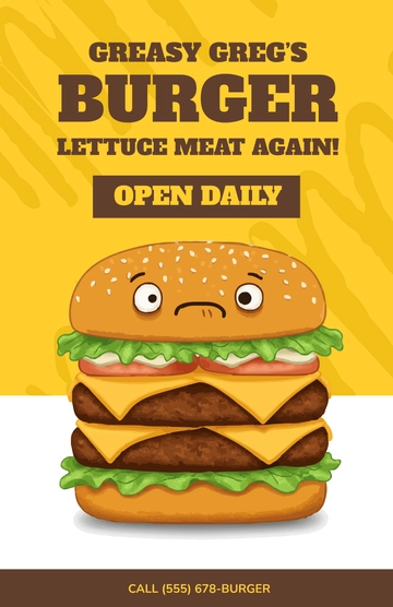 Free Funny Poster Template to Edit Online