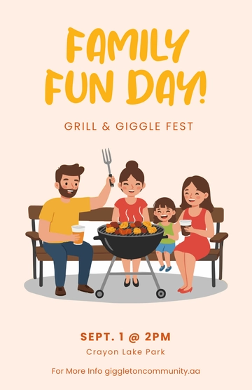 Free Funny Poster for Family Template to Edit Online