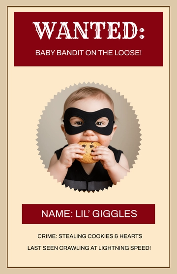 Free Funny Poster for Kids Template to Edit Online