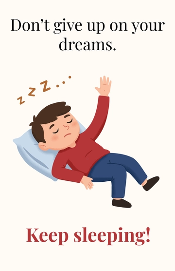 Free Modern Funny Quote Poster Template to Edit Online