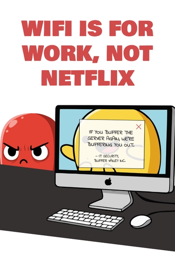 Free Funny Workplace Poster Template to Edit Online