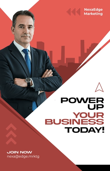 Free Creative Business Marketing Poster Template to Edit Online