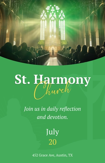 Free Green Prayer Guide Poster Template to Edit Online Free Green Prayer Guide Poster Template to Edit Online