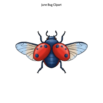 Free June Bug Clipart to Edit Online