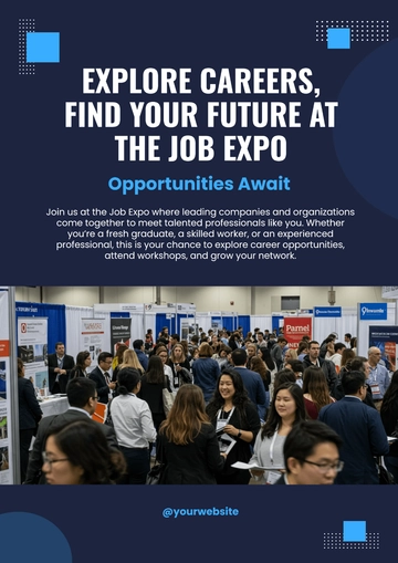 Free Job Expo Poster Template to Edit Online