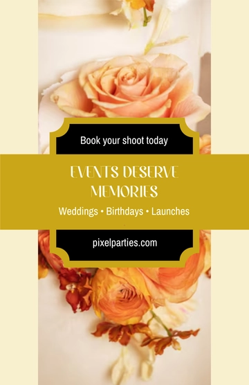 Free Event Photography Poster Template to Edit Online