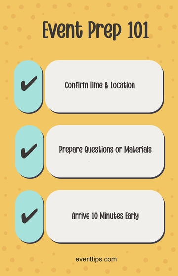 Free Simple Informational Event Poster Template to Edit Online
