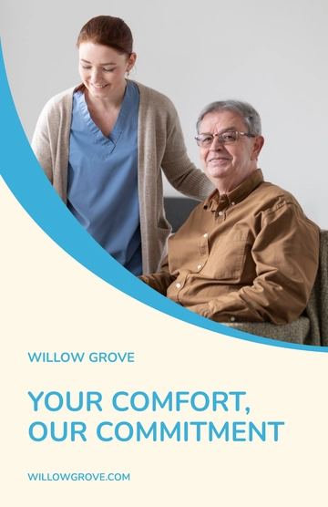 Free Nursing Home Poster for Elders Template to Edit Online