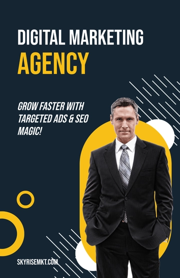 Free Digital Marketing Poster Template to Edit Online