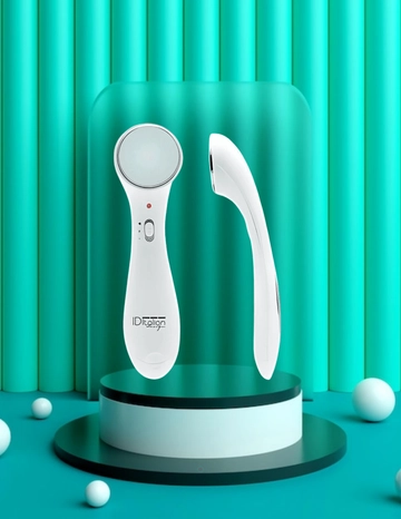 Free Modern Face Massager Skincare Photo Template to Edit Online
