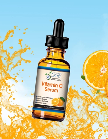 Free Vitamin C Fun Design Serum Skincare Photo Template to Edit Online