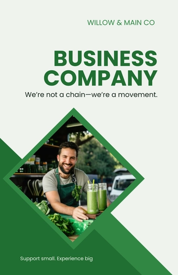 Free Small Business Company Poster Template to Edit Online