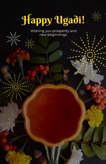 Free Ugadi Images Poster Template to Edit Online