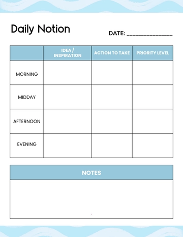 Daily Notion Template to Download