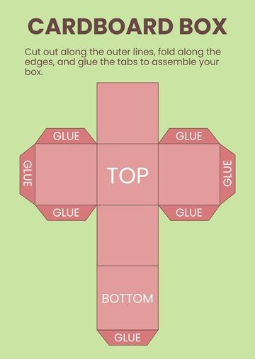 Free Cardboard Template to Edit Online