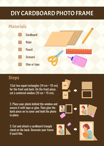 Free DIY Cardboard Template to Edit Online