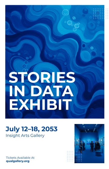 Free Qualitative Gallery Poster Template to Edit Online Free Qualitative Gallery Poster Template to Edit Online