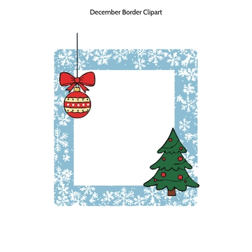 Free December Border Clipart to Edit Online Free December Border Clipart to Edit Online