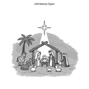 LDS Nativity Clipart to Download