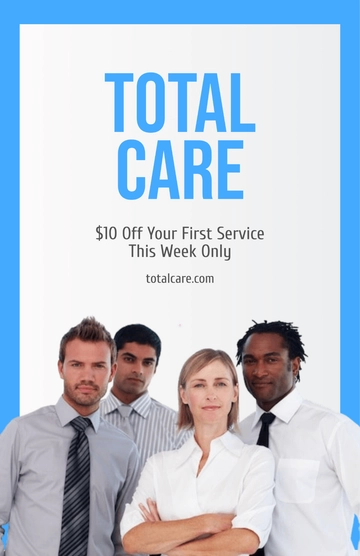 Free Service Company Poster Background Template to Edit Online