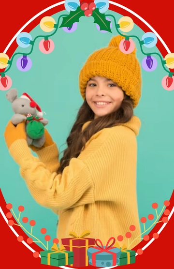 Free Holiday Poster Frame Template to Edit Online