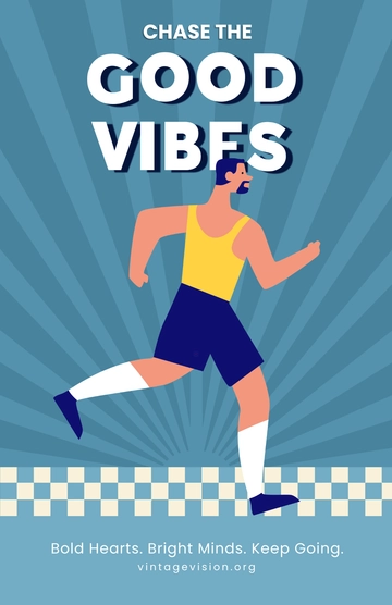 Free Inspirational Retro Poster to Edit Online