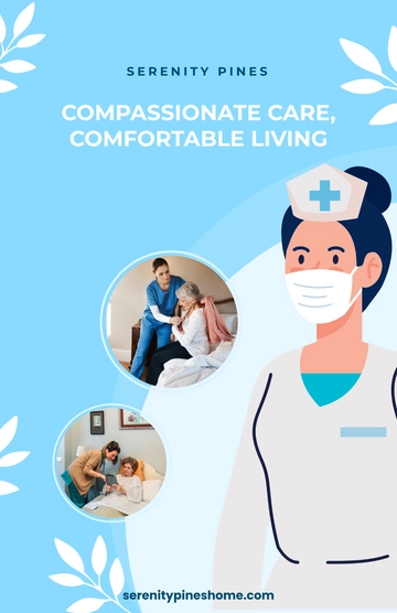 Free Vertical Nursing Home Poster Template to Edit Online