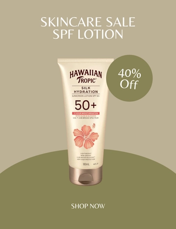Free SPF Lotion Skincare Photo Template to Edit Online
