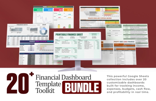20+ Financial Dashboard Template Bundle