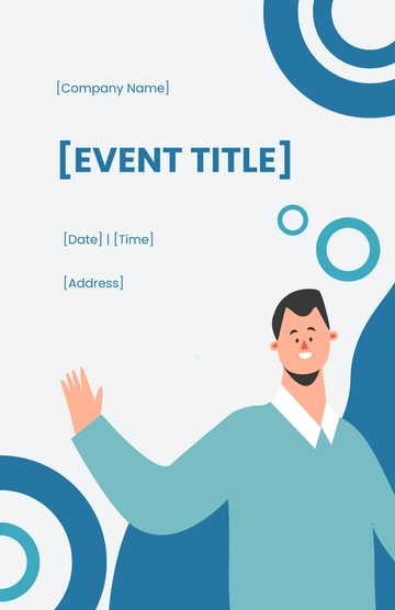 Free Blank Cool Event Poster Template to Edit Online