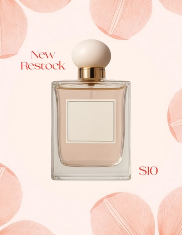 Free Restock Perfume Photo Template to Edit Online