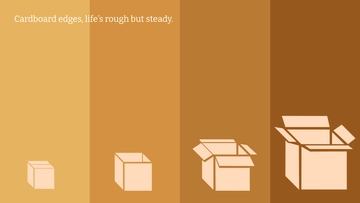 Free Multi-Fold Cardboard Background Template to Edit Online