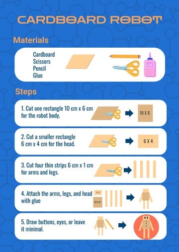 Free Crafts Cardboard Template to Edit Online