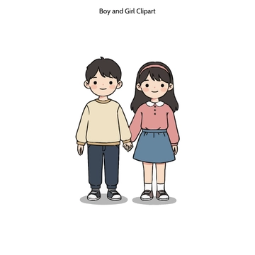 Free Boy and Girl Clipart to Edit Online