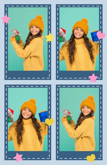Free Collage Poster Frame to Edit Online