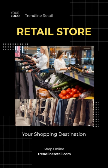 Free Modern Retail Store Poster Template to Edit Online
