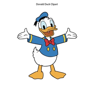 Free Donald Duck Clipart to Edit Online