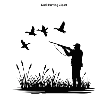 Free Duck Hunting Clipart to Edit Online