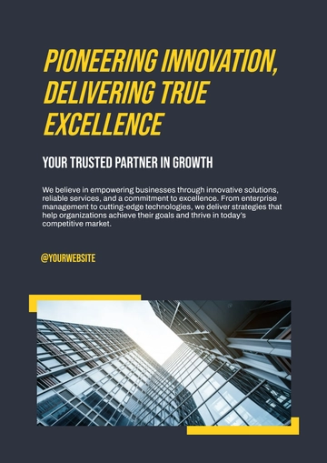 Free Company Enterprise Poster Template to Edit Online