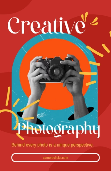 Free Creative Photography Poster Template to Edit Online